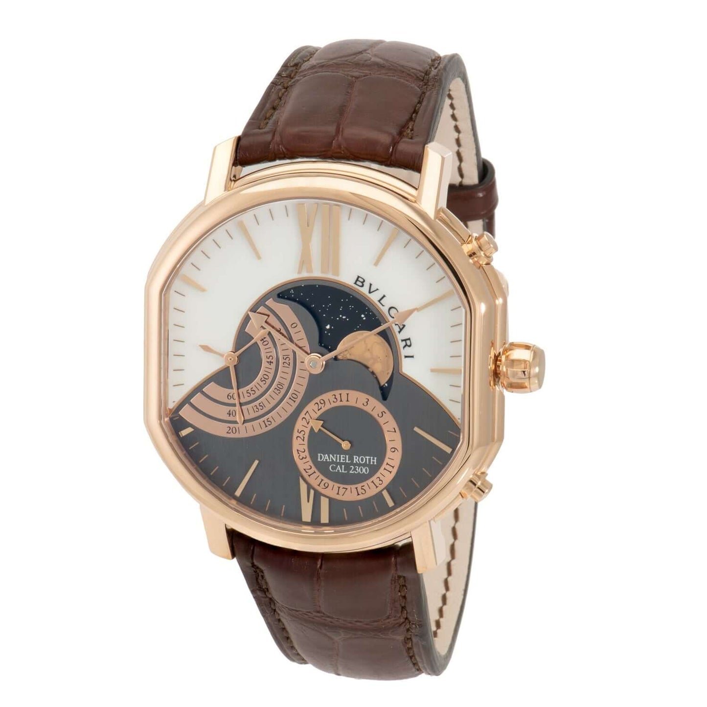 Bulgari Daniel Roth Grand Lune 18K Rose Gold Men's Watch 101845