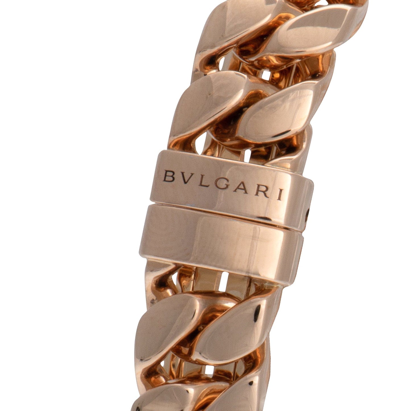 Bvlgari Catene Pink Gold Black Lacquer Dial Ladies' Watch 102036