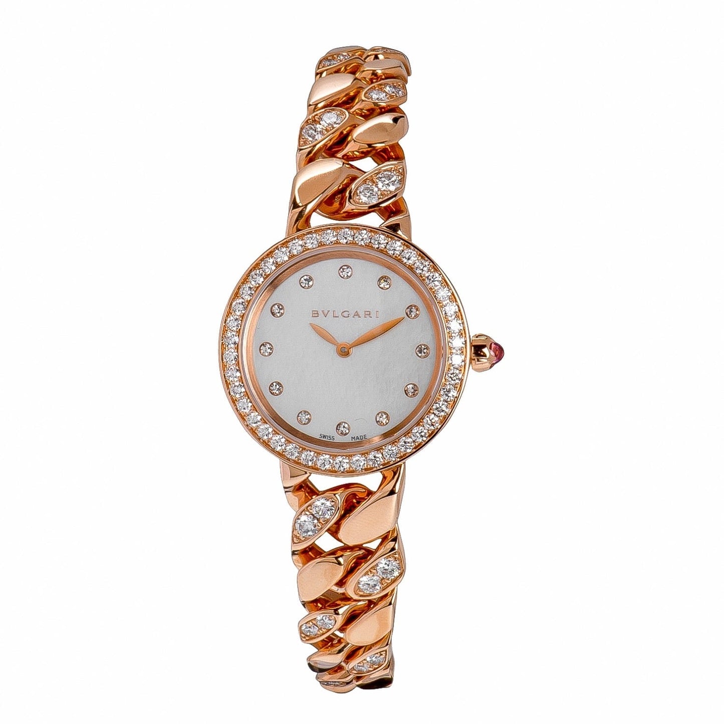 Bvlgari Catene White Mother of Pearl Dial Ladies' Watch 102037