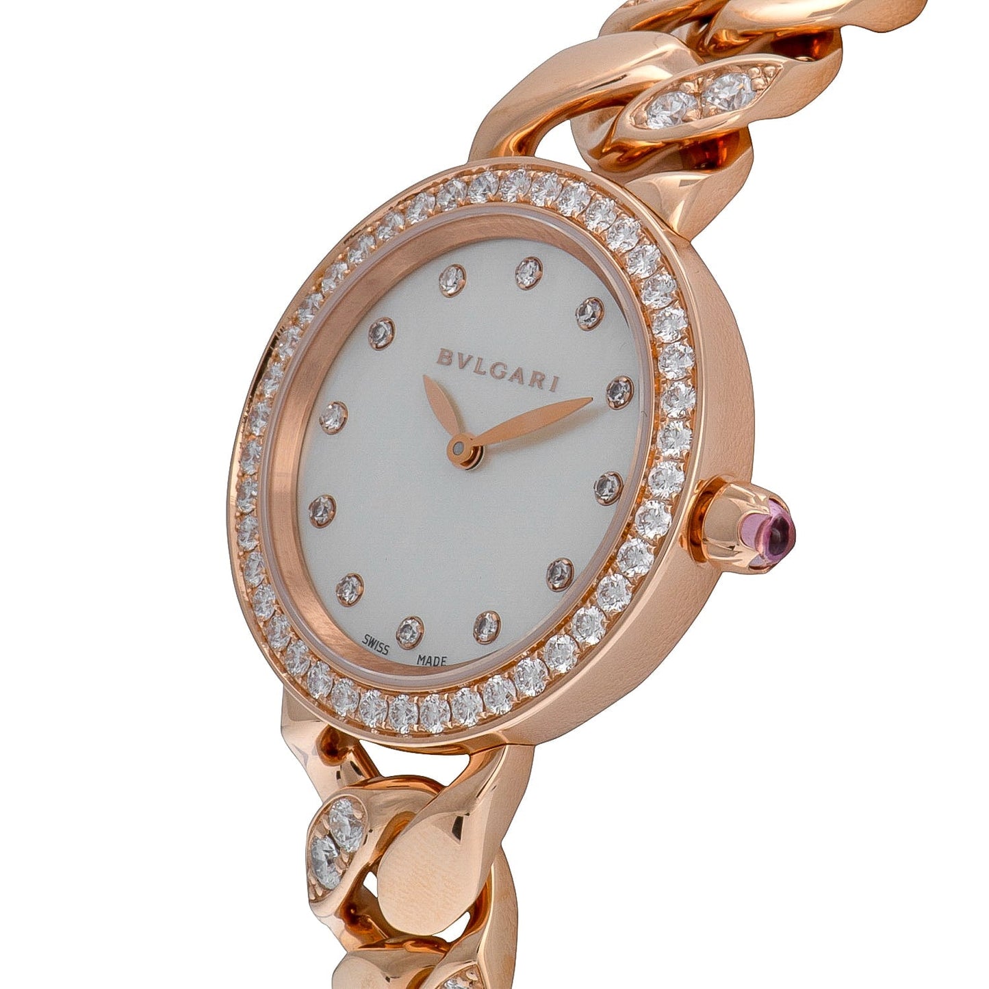 Bvlgari Catene White Mother of Pearl Dial Ladies' Watch 102037