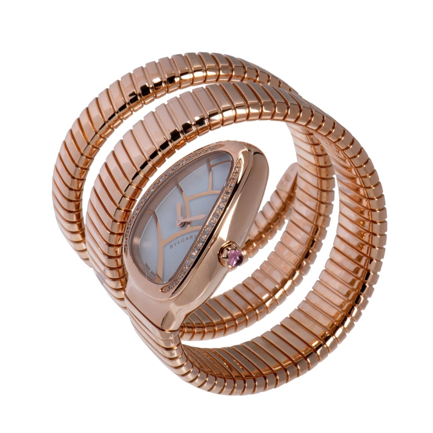 Bvlgari Serpenti Tubogas Rose Gold 35mm Ladies' Watch 102450