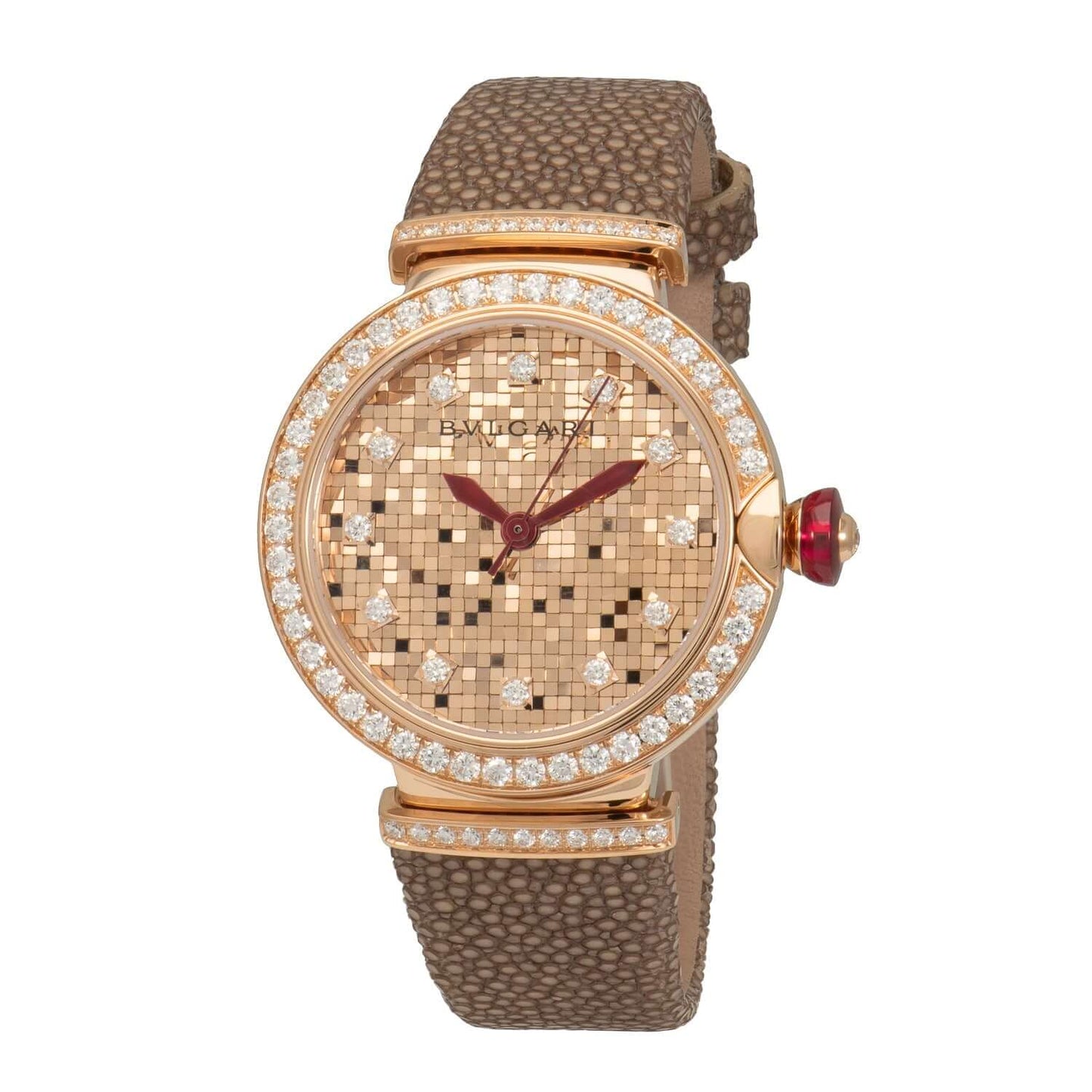 Bvlgari Lvcea 33 mm Rose Gold Woman's Watch 102799