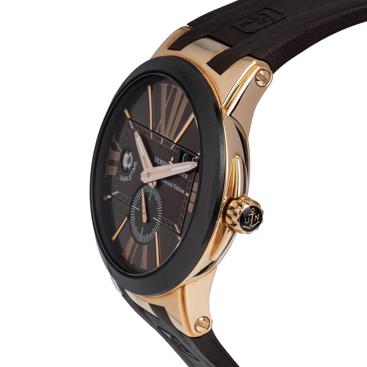 Ulysse Nardin Executive Dual Time 43mm Men's Watch 246-00-3-45