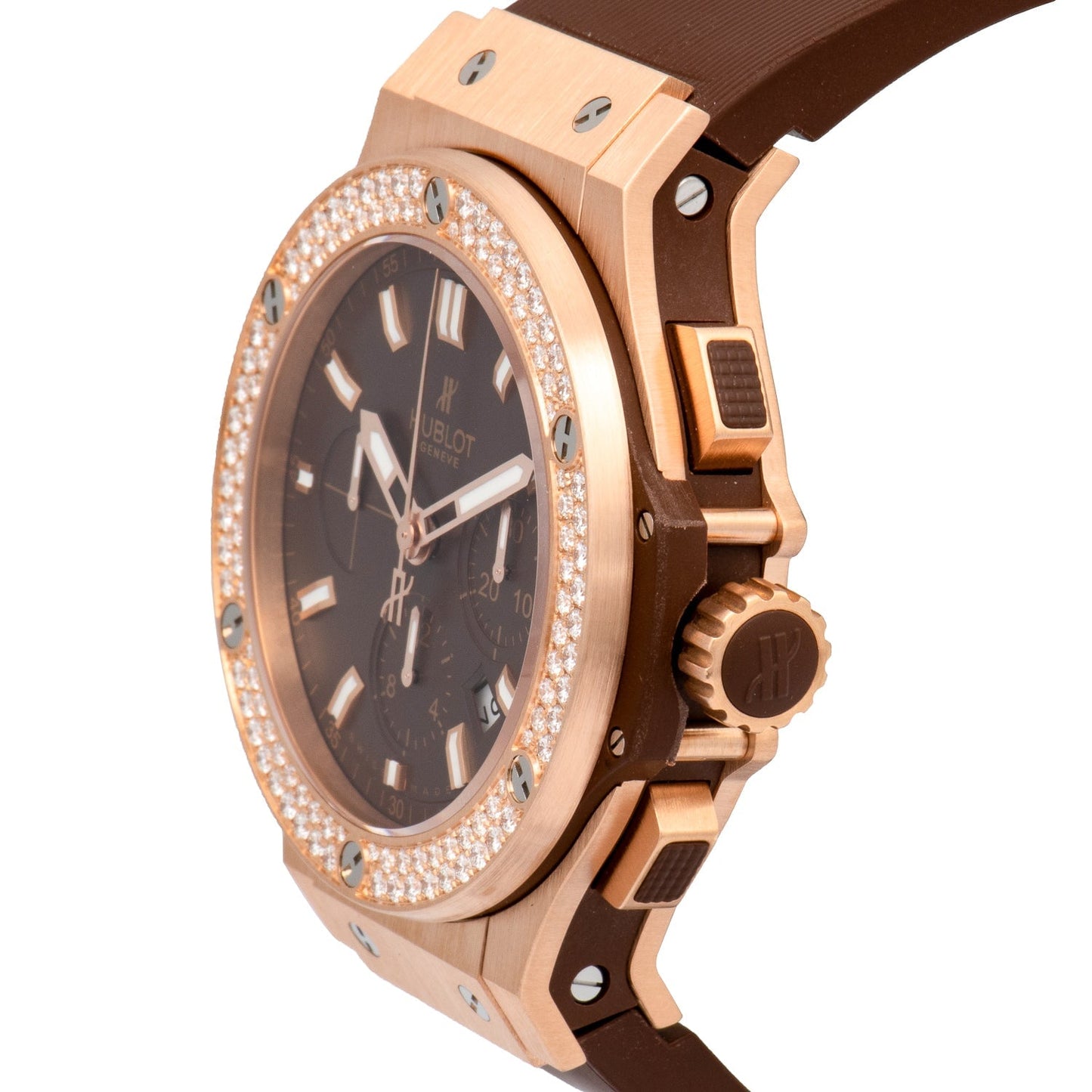 Hublot Big Bang Chronograph Diamond Bezel Men's Watch 301.PC.3180.RC.1104