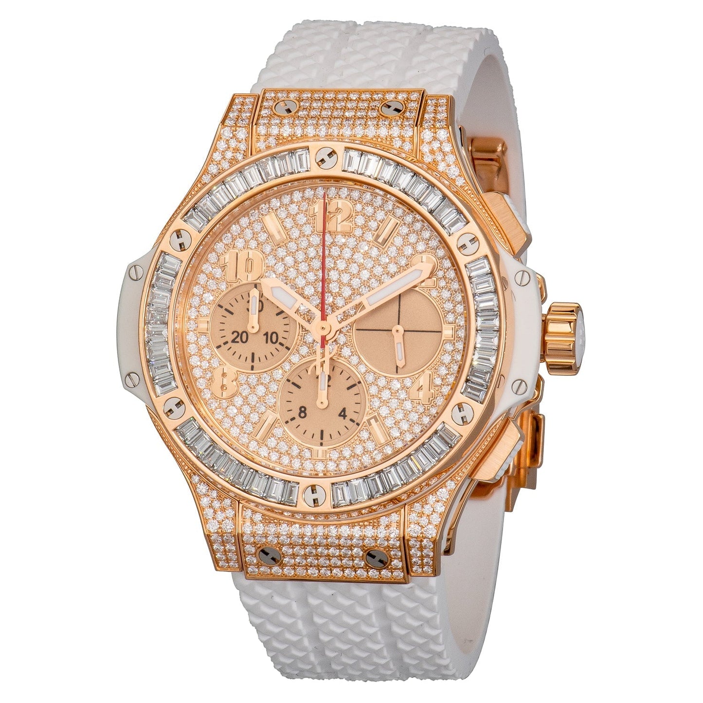 Hublot Big Bang Porto Cervo Automatic Chronograph 18kt Rose Gold Diamond Men's Watch 341.PE.9010.RW.0904
