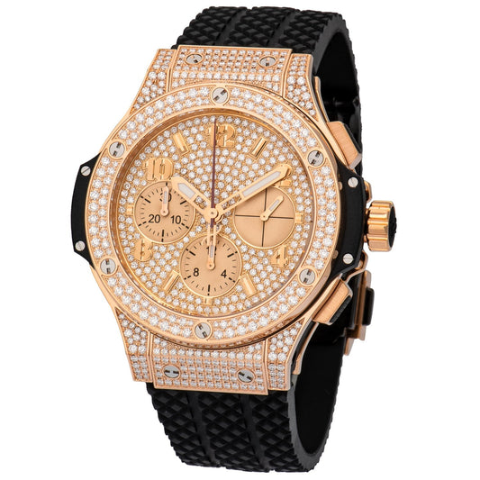 Hublot Big Bang Chronograph Diamond Case and Dial 41mm Watch 341.PX.9010.RX.1704