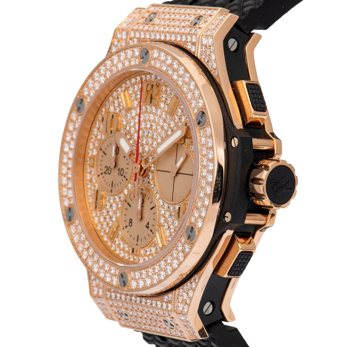 Hublot Big Bang Chronograph Diamond Case and Dial 41mm Watch 341.PX.9010.RX.1704