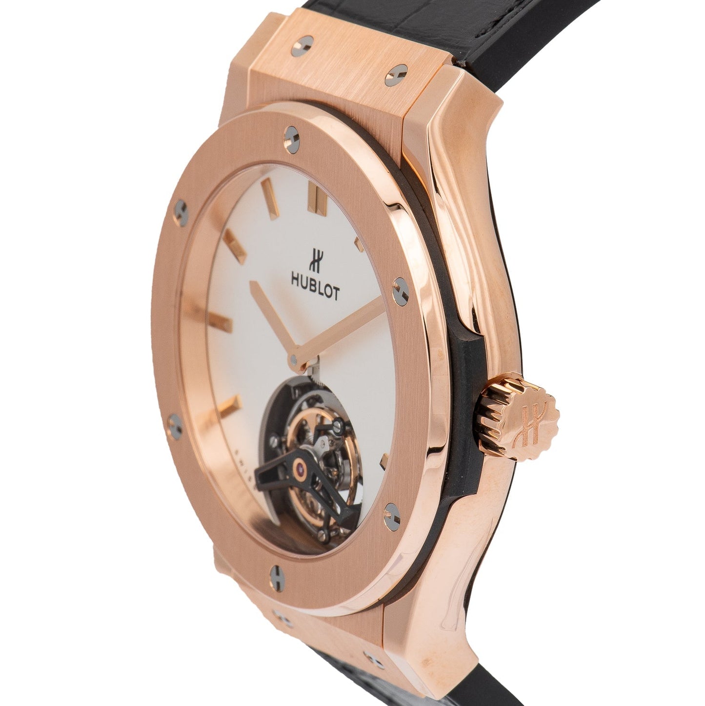 Hublot Classic Fusion Tourbillon 45mm White Dial Men's Watch 505.OX.2610.LR