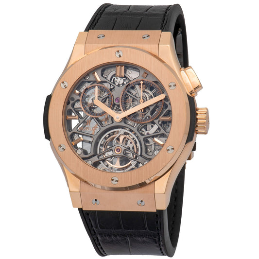 Hublot Classic Fusion Skeleton King Gold 18 Carat Gold Men's Watch 506.OX.0180.LR