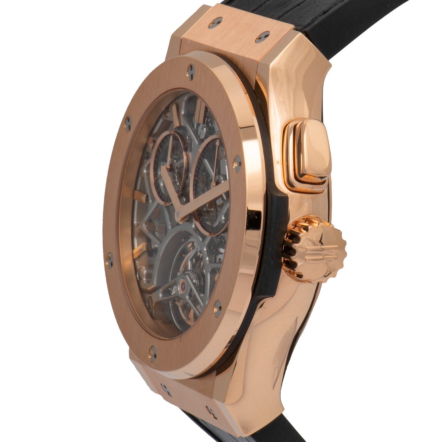 Hublot Classic Fusion Skeleton King Gold 18 Carat Gold Mens Watch 506.OX.0180.LR