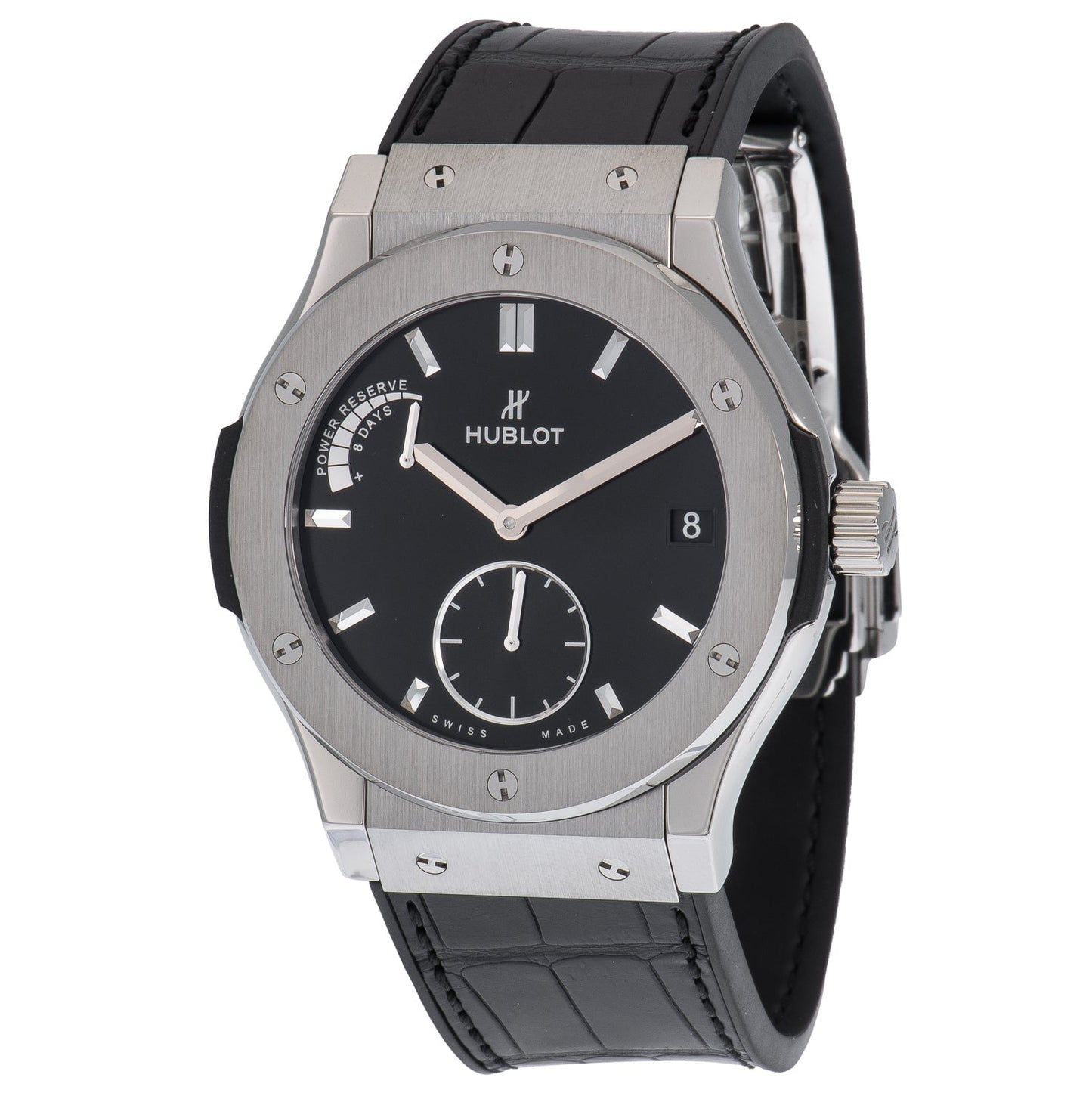 Hublot Classic Fusion Power Reserve 8 Days 45mm Mens Watch 516.NX.1470.LR