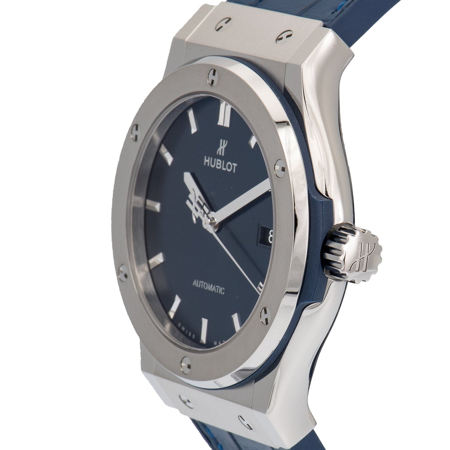 Hublot Classic Fusion Automatic Blue Dial 42mm Men's Watch 542.NX.7170.LR