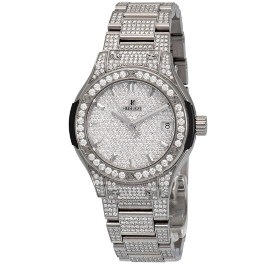 Hublot Classic Fusion Quartz 33mm Ladies' Watch 581.NX.9010.NX.3704