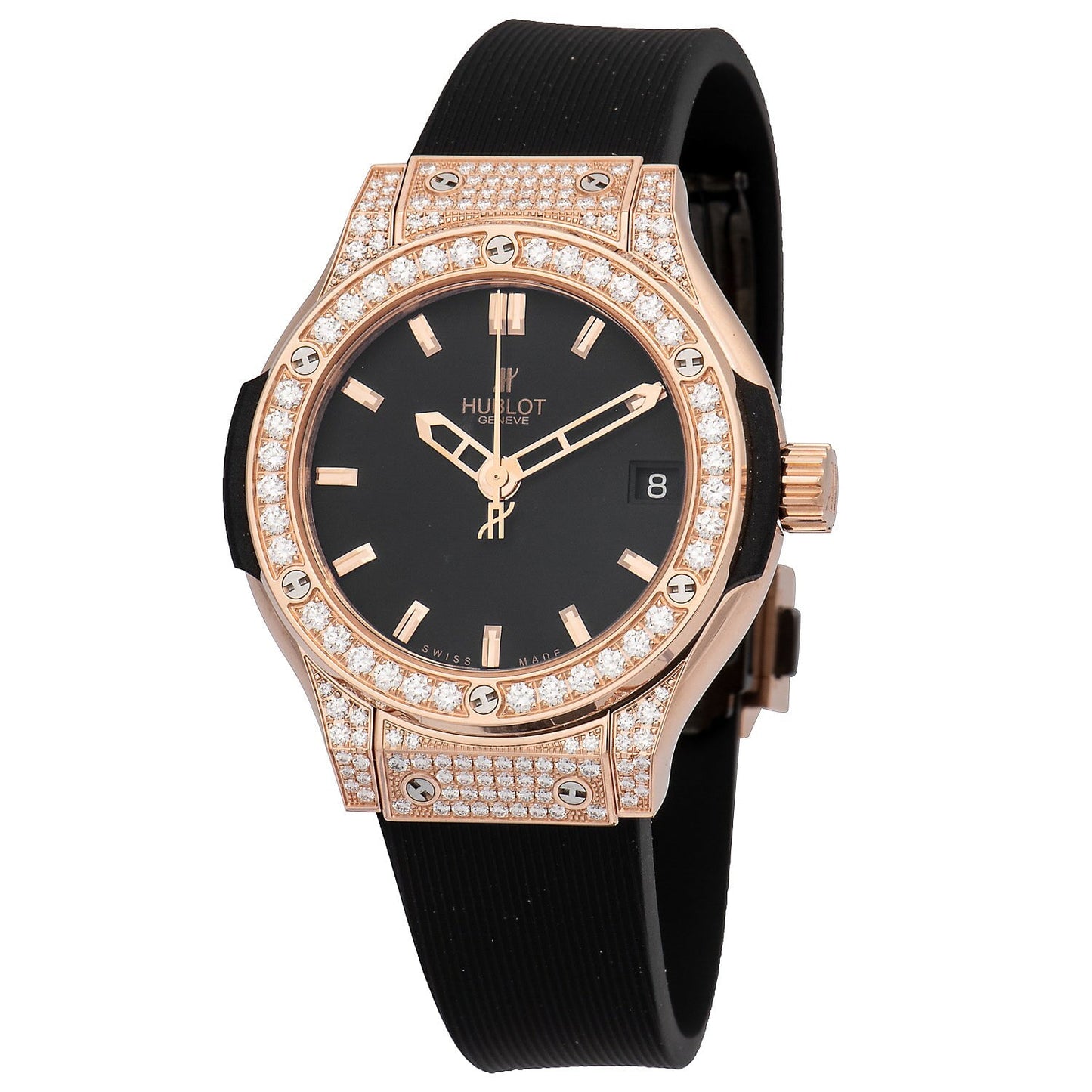 Hublot Classic Fusion Quartz Gold 33mm Ladies' Watch 581.OX.1180.RX.1704
