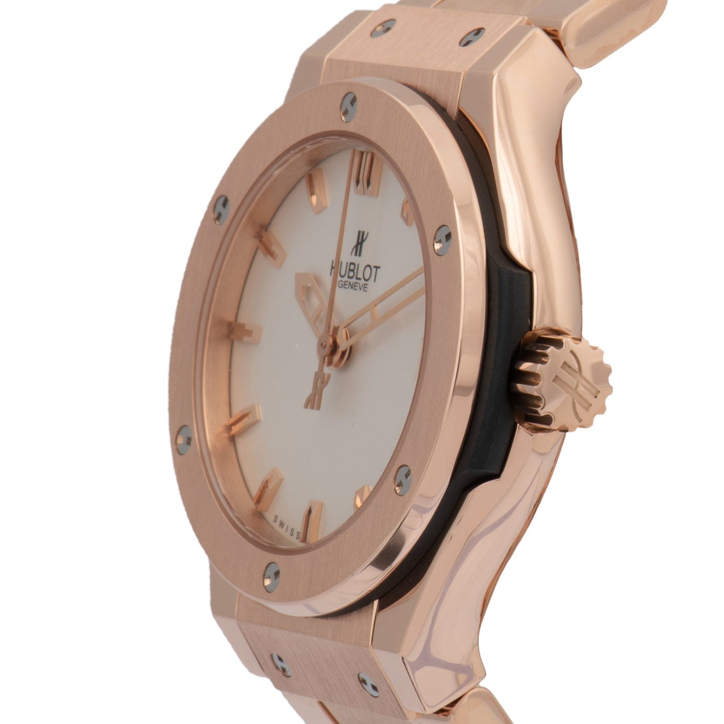 Hublot Classic Fusion Quartz Gold 33mm Ladies' Watch 581.OX.2610.OX