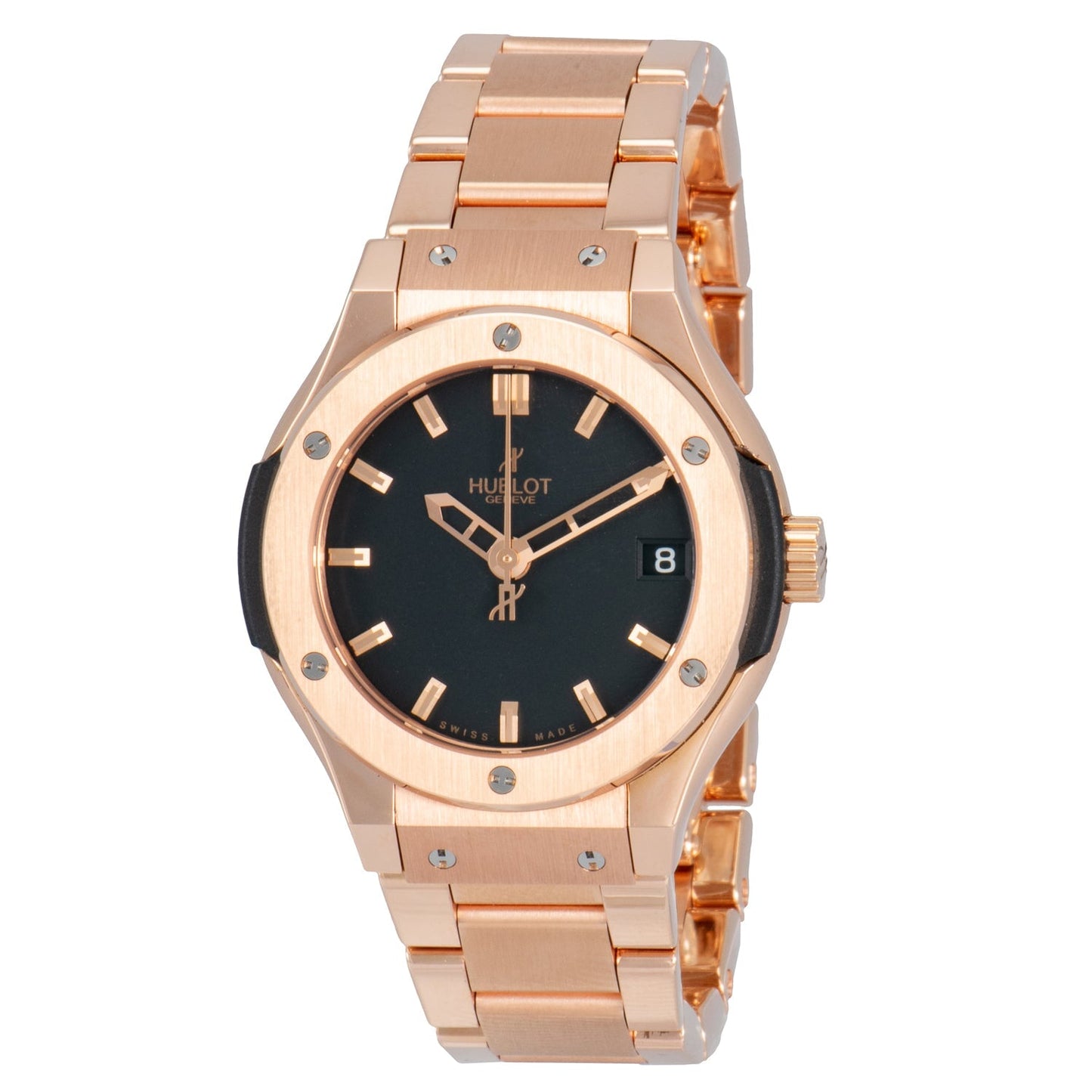 Hublot Classic Fusion Quartz Gold 33mm Ladies' Watch 581.OX.1180.OX