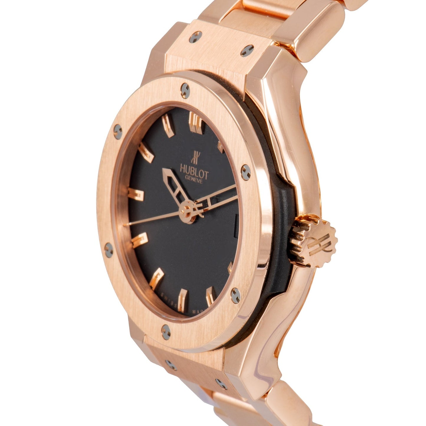 Hublot Classic Fusion Quartz Gold 33mm Ladies' Watch 581.OX.1180.OX