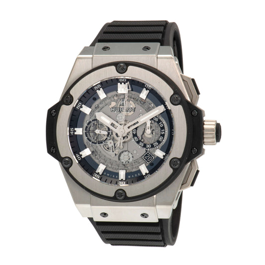 Hublot King Power Unico Skeleton Dial Titanium Men's Watch 701.NX.0170.RX