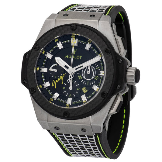 Hublot Big Bang King Power Guga Chronograph Automatic Black Dial 48mm Men's Watch 703.NQ.1129.NR.GUG13