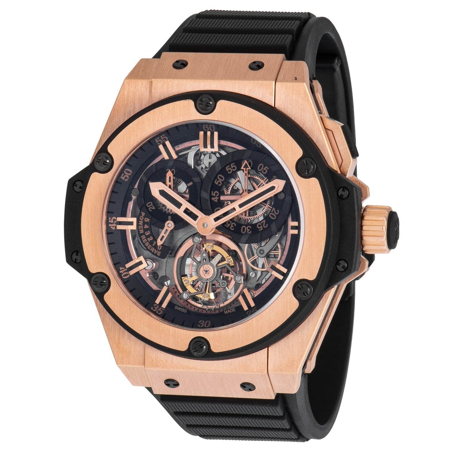 Hublot Big Bang King Power Skeleton Dial 18K King Gold Men's Watch - Limited Edition 708.PX.0180.RX