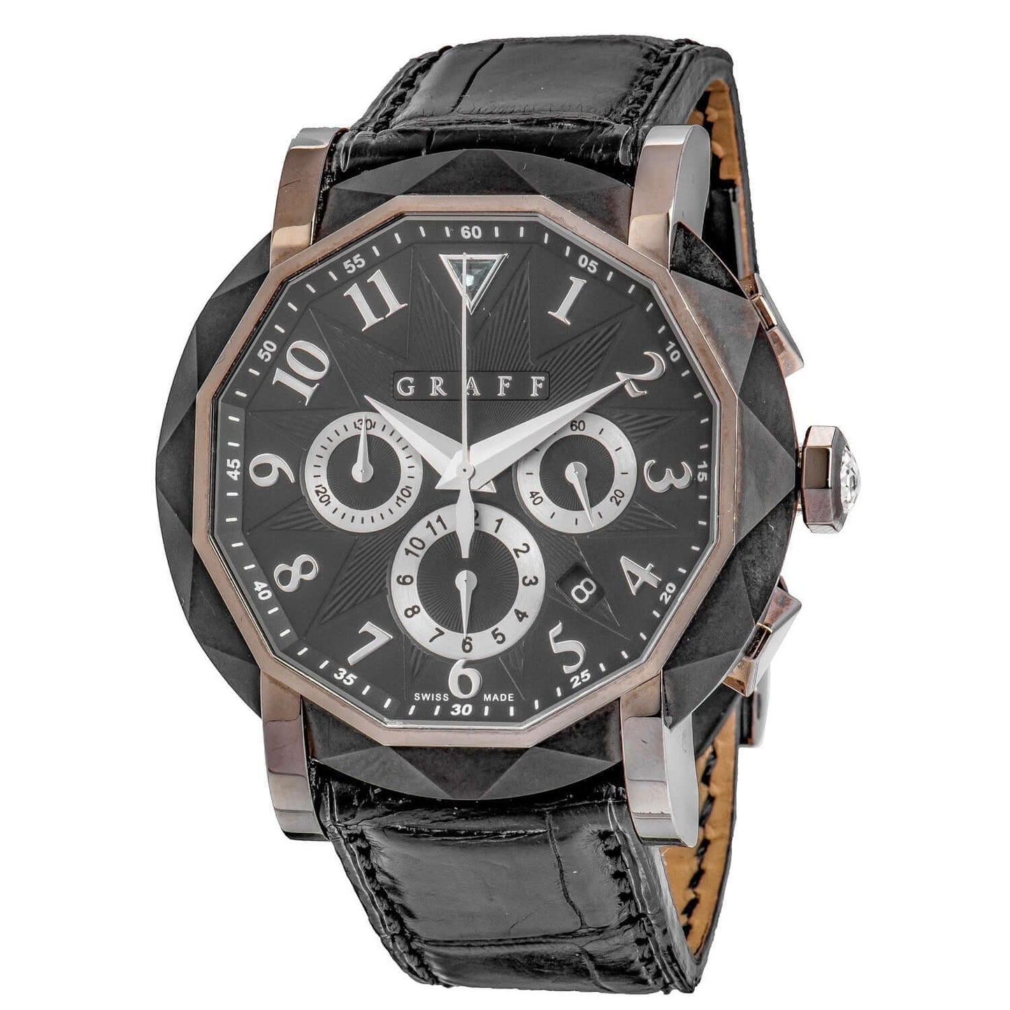 Graff Chronograph Automatic Men's Watch CG45DLCWGB