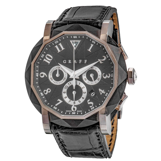 Graff Chronograph Automatic Men's Watch CG45DLCWGB