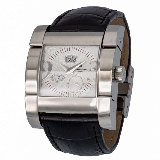 DE GRISOGONO Instrumento Novantatre N01 Silver Dial Men's Watch