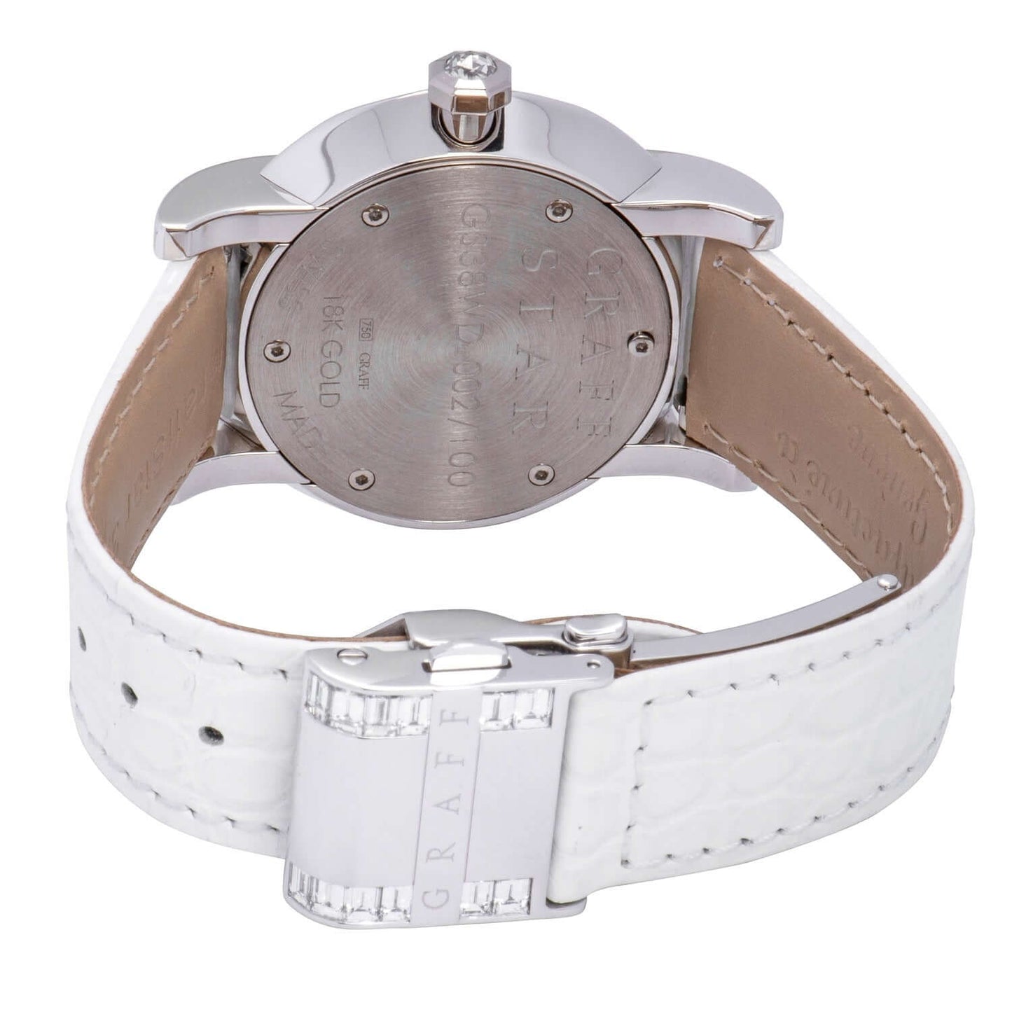 Graff Ladies' White Gold 38mm Diamond Case Watch GS38WGDMPPL