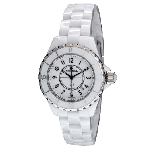 Chanel J12 White Ceramic Quartz Ladies' Watch H0968