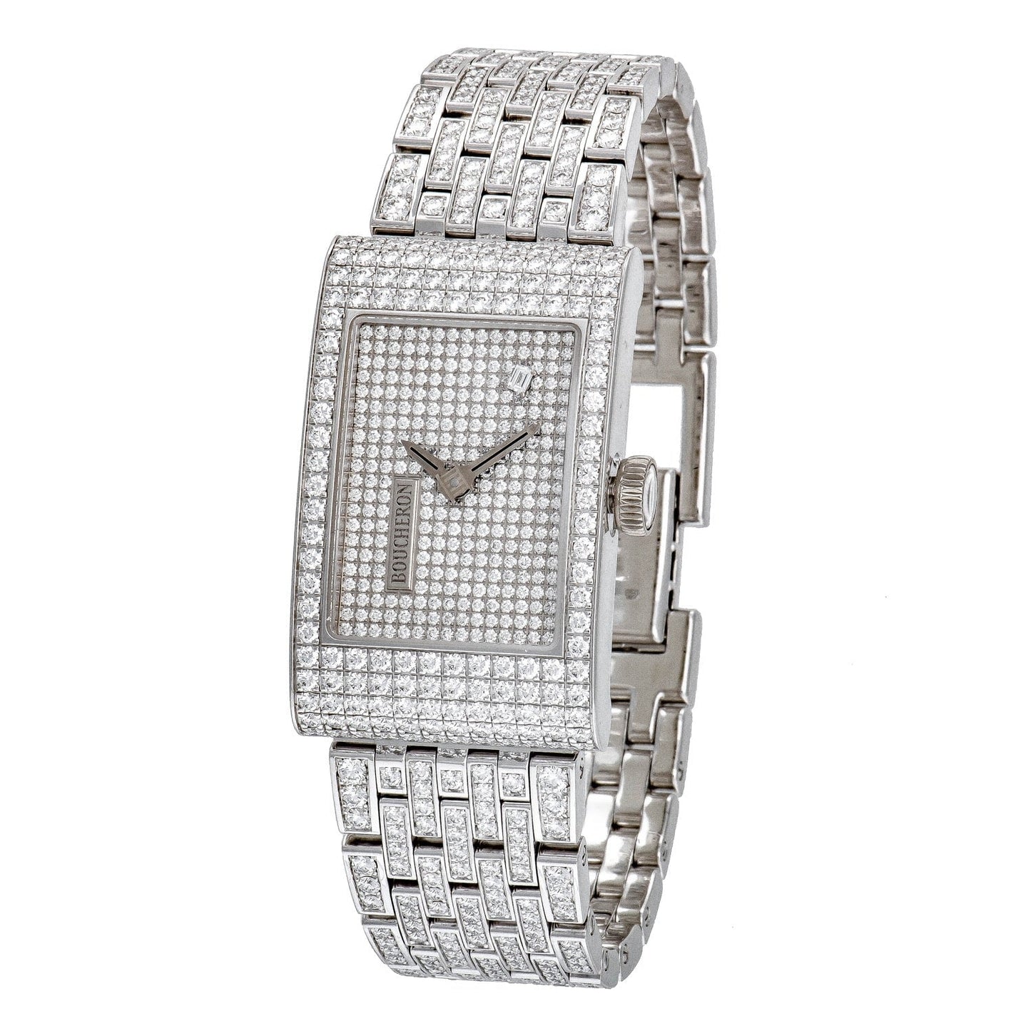 Boucheron Reflet Ladies' Quartz White Gold Watch WA009305