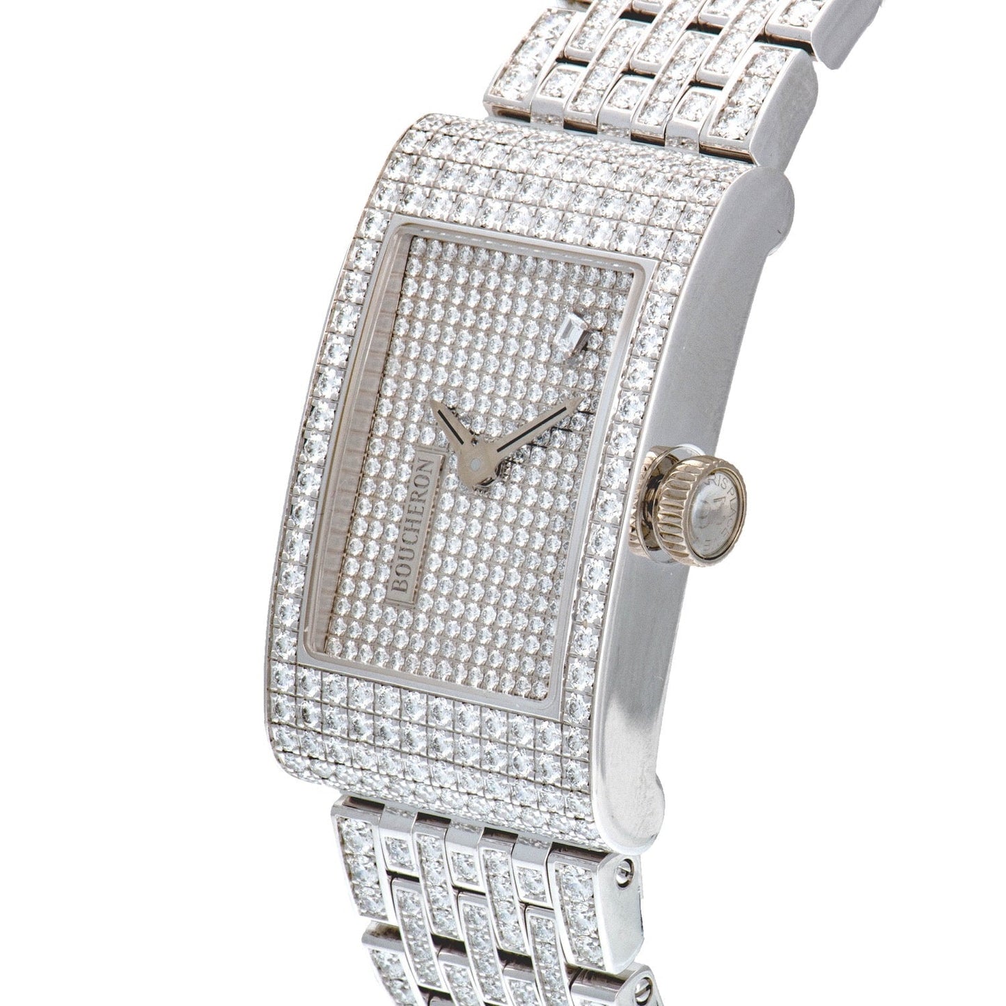 Boucheron Reflet Ladies' Quartz White Gold Watch WA009305