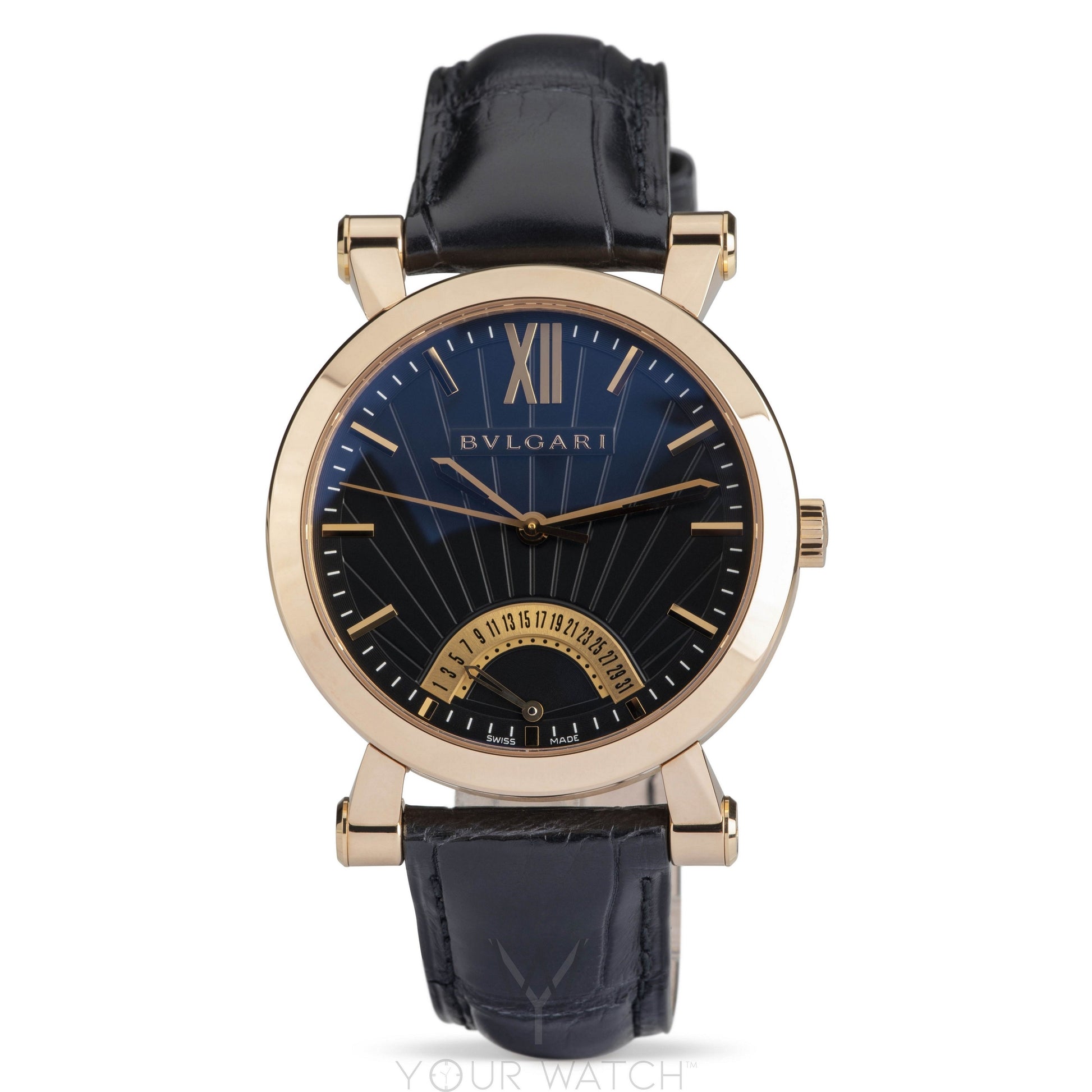 Bvlgari Sotirio Bulgari Retrograde Date 42mm Mens Watch 101705