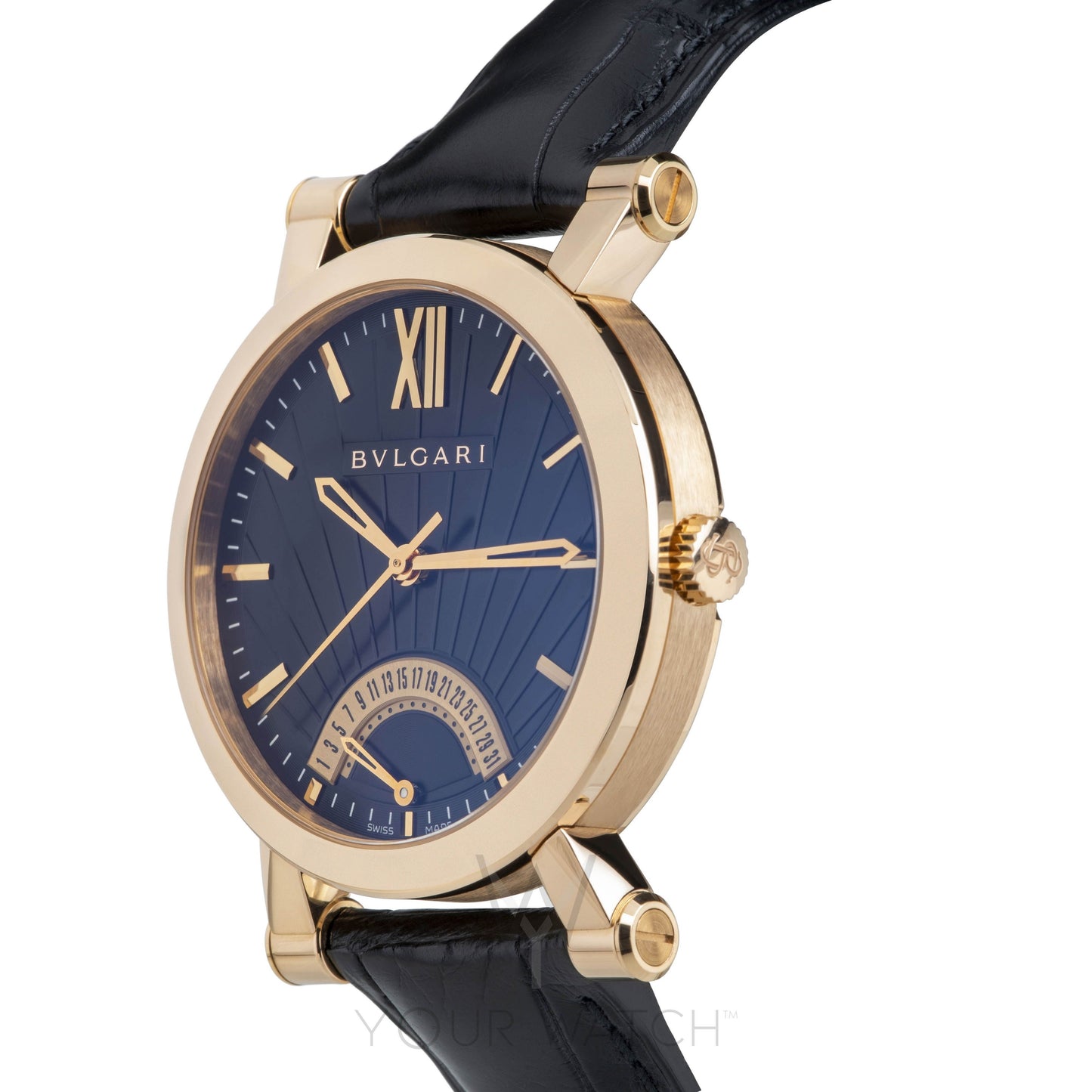 Bvlgari Sotirio Bulgari Retrograde Date 42mm Mens Watch 101705