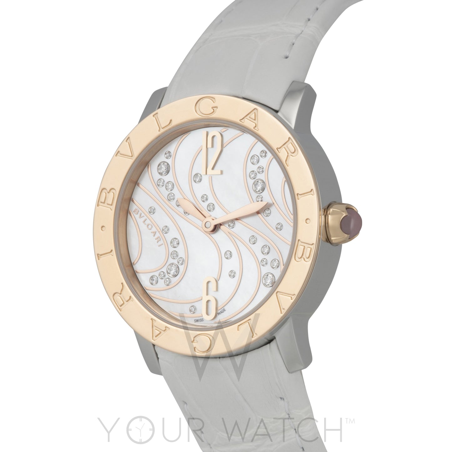 Bvlgari Diamonds Dial Automatic Ladies Watch 102027