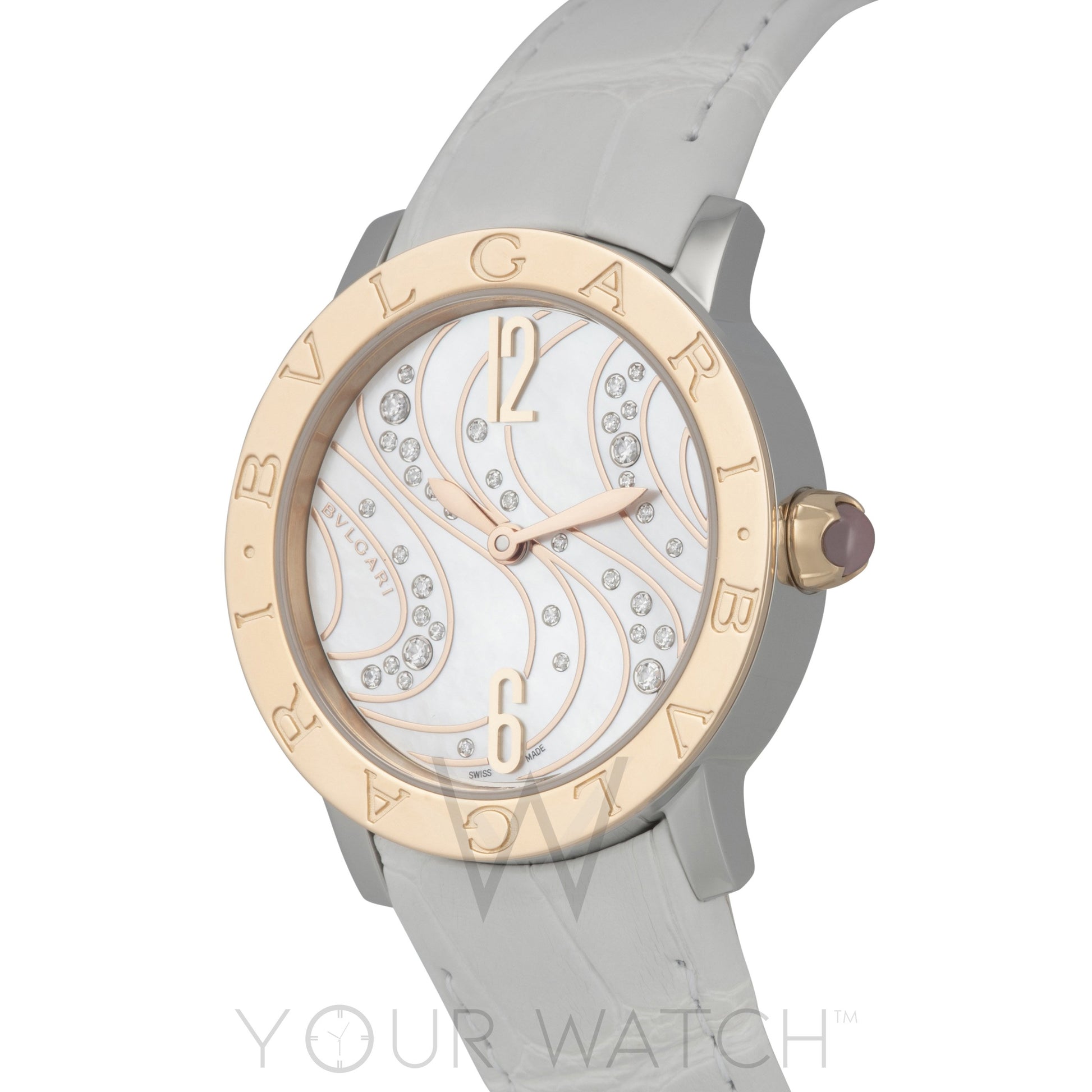 Bvlgari Diamonds Dial Automatic Ladies Watch 102027