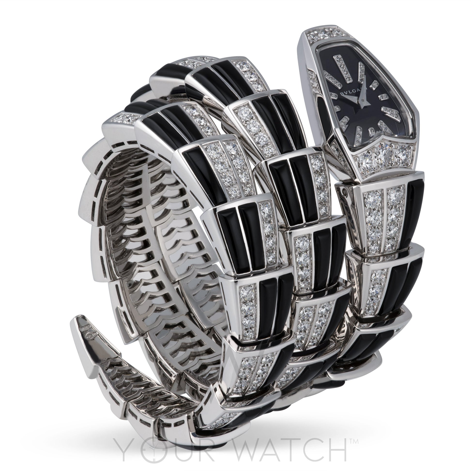 Bvlgari Serpenti Jewellery Sapphire Crystal Dial Ladies Watch 102112