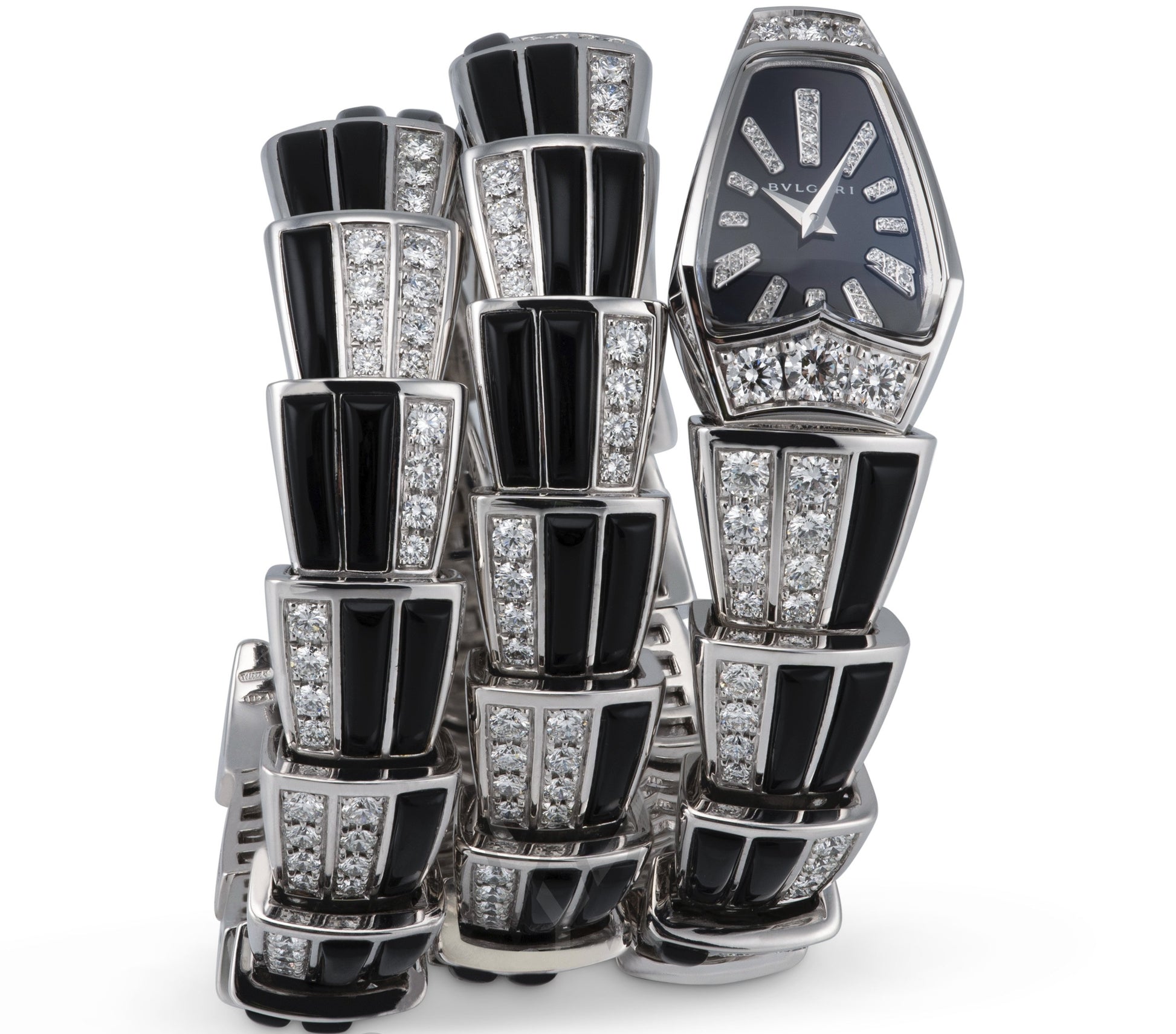 Bvlgari Serpenti Jewellery Sapphire Crystal Dial Ladies Watch 102112