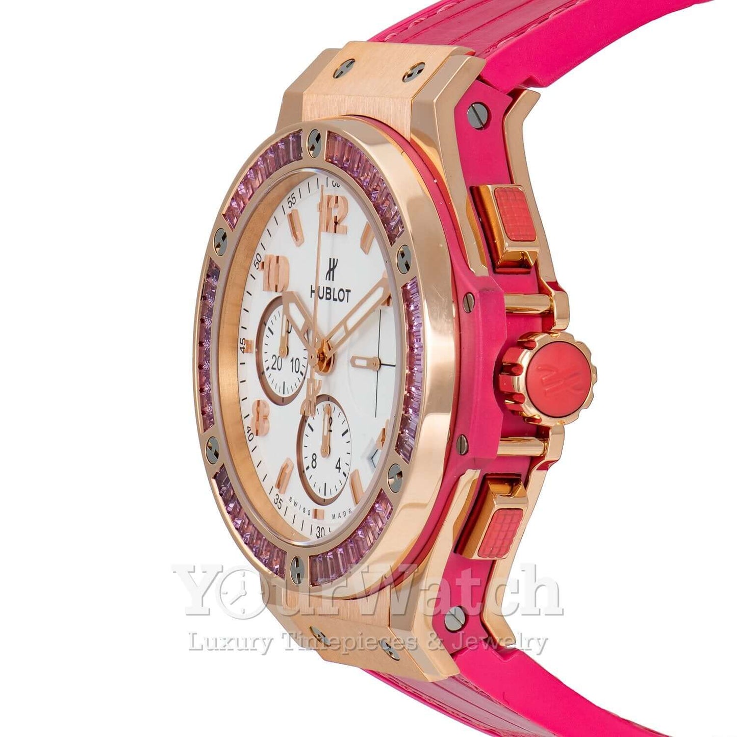 Hublot Big Bang Gold Tutti Frutti 41mm Ladies Watch 341.PP.2010.LR.1933