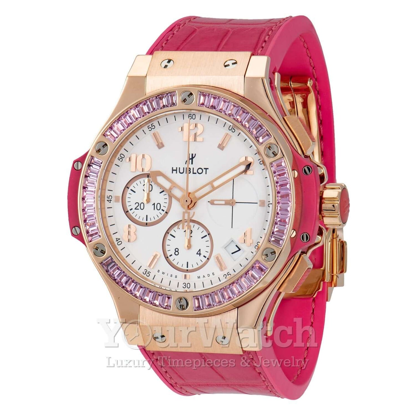 Hublot Big Bang Gold Tutti Frutti 41mm Ladies Watch 341.PP.2010.LR.1933