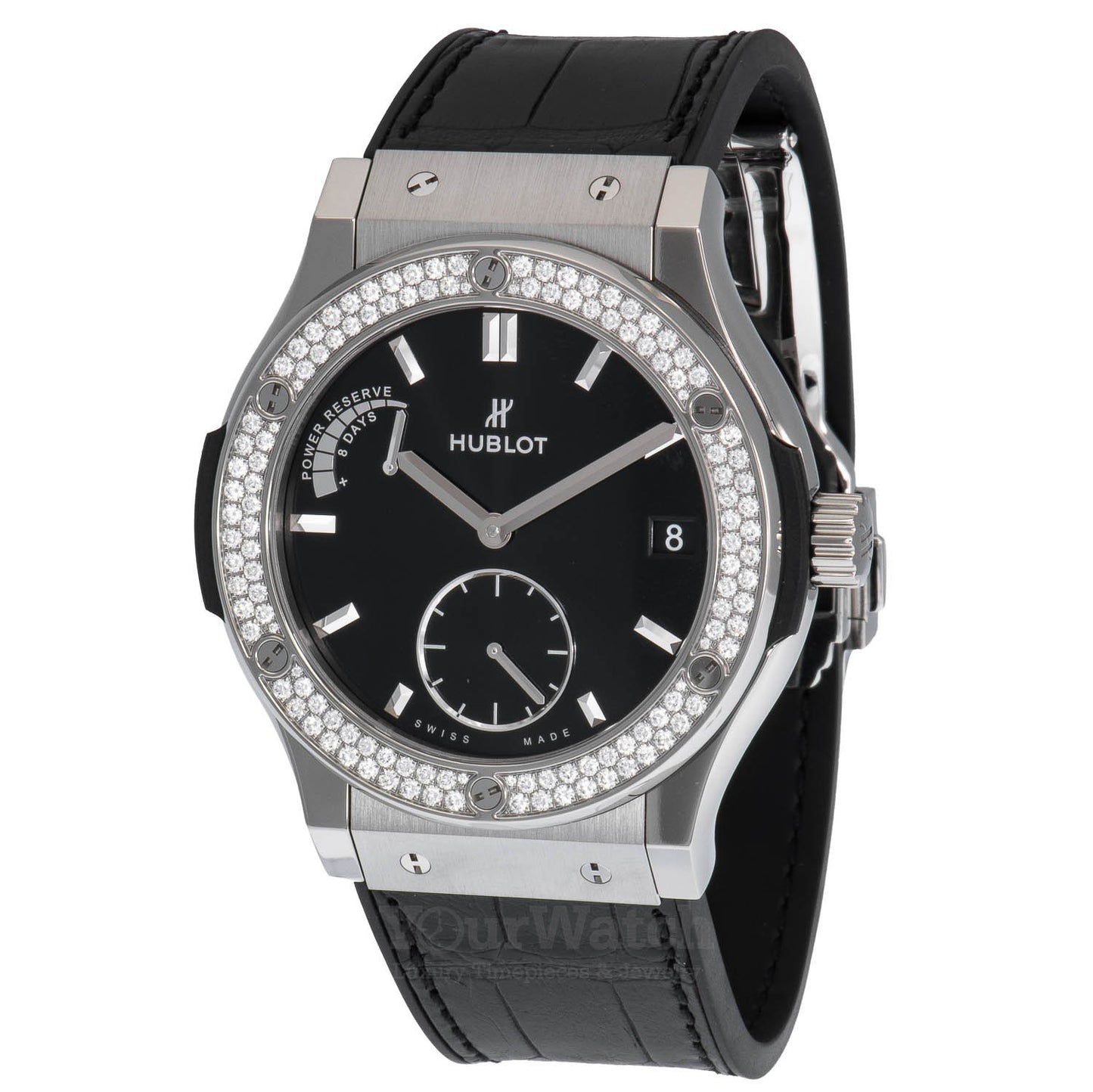 Classic Fusion Power Reserve 8 Days 45mm Mens Watch 516NX1470LR1104