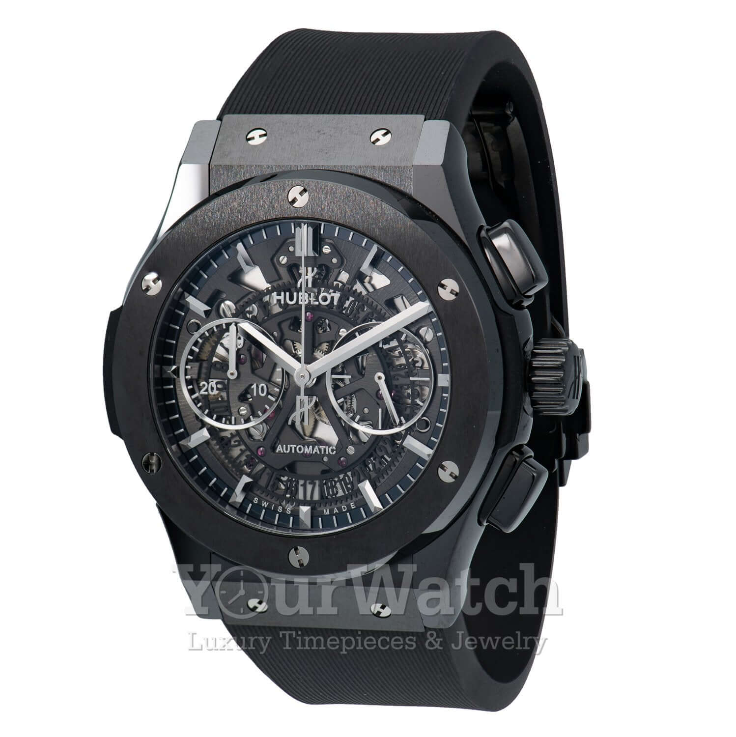 Hublot Classic Fusion Aerofusion Chronograph Automatic Black Magic Men's Watch 525.CM.0170.RX
