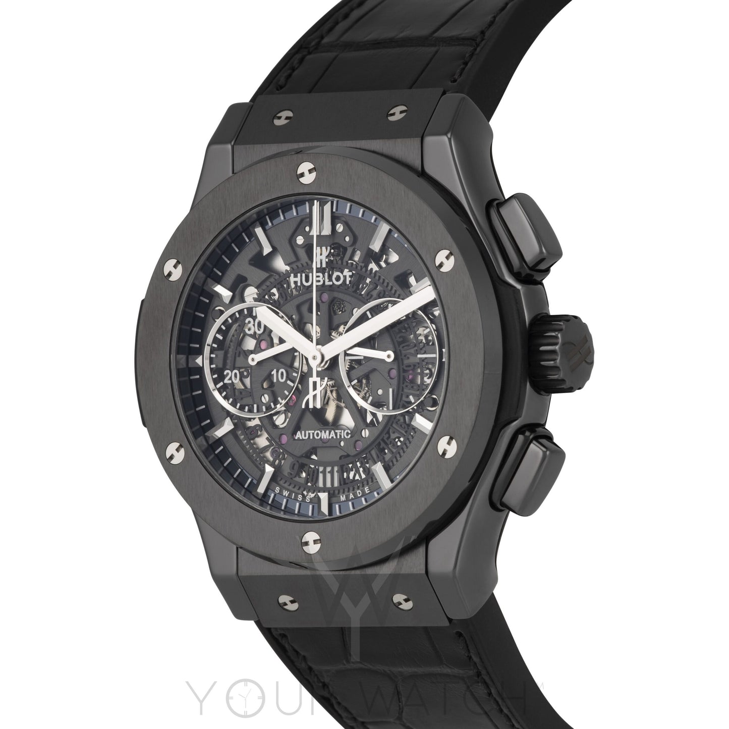 Hublot Classic Fusion Skeleton Dial Automatic Mens Watch 525.CM.0170.LR