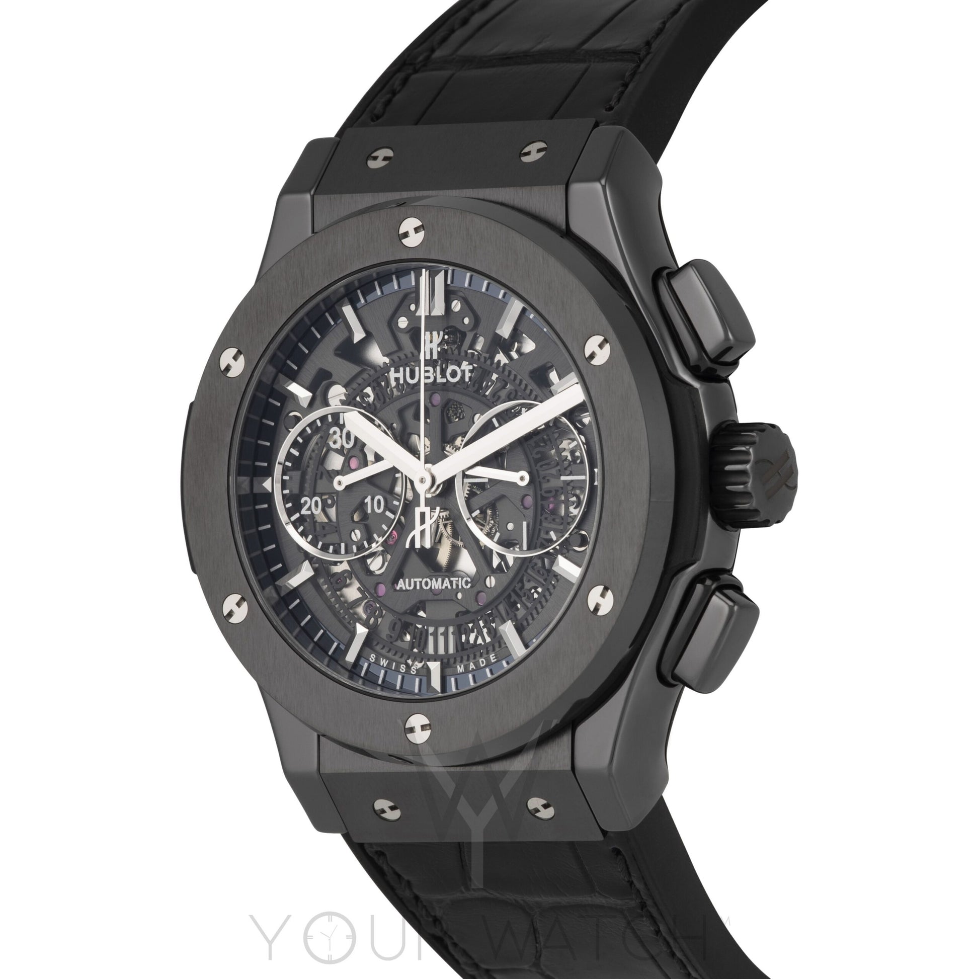 Hublot Classic Fusion Skeleton Dial Automatic Mens Watch 525.CM.0170.LR