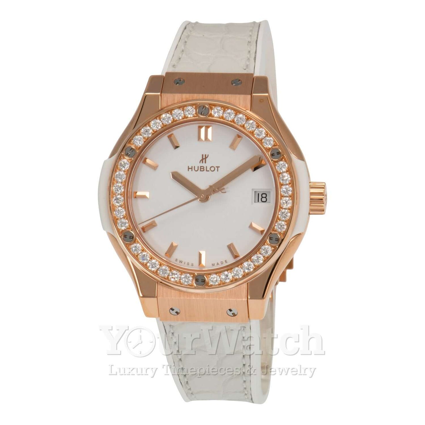 Hublot Classic Fusion Quartz 33mm Ladies Watch 581.OE.2080.LR.1204
