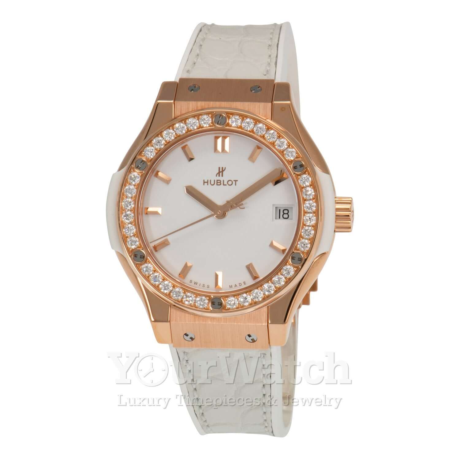 Hublot Classic Fusion Quartz 33mm Ladies Watch 581.OE.2080.LR.1204
