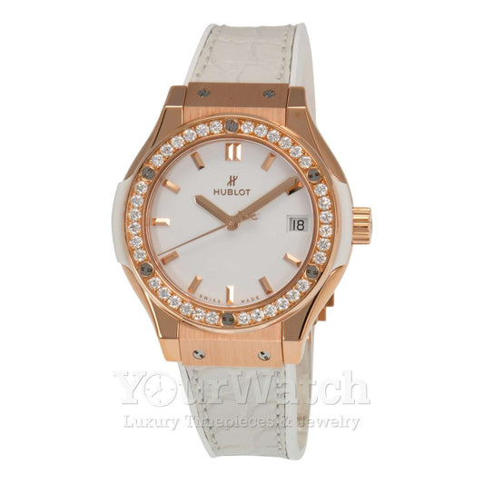 Hublot Classic Fusion Quartz 33mm Ladies Watch 581.OE.2080.LR.1204