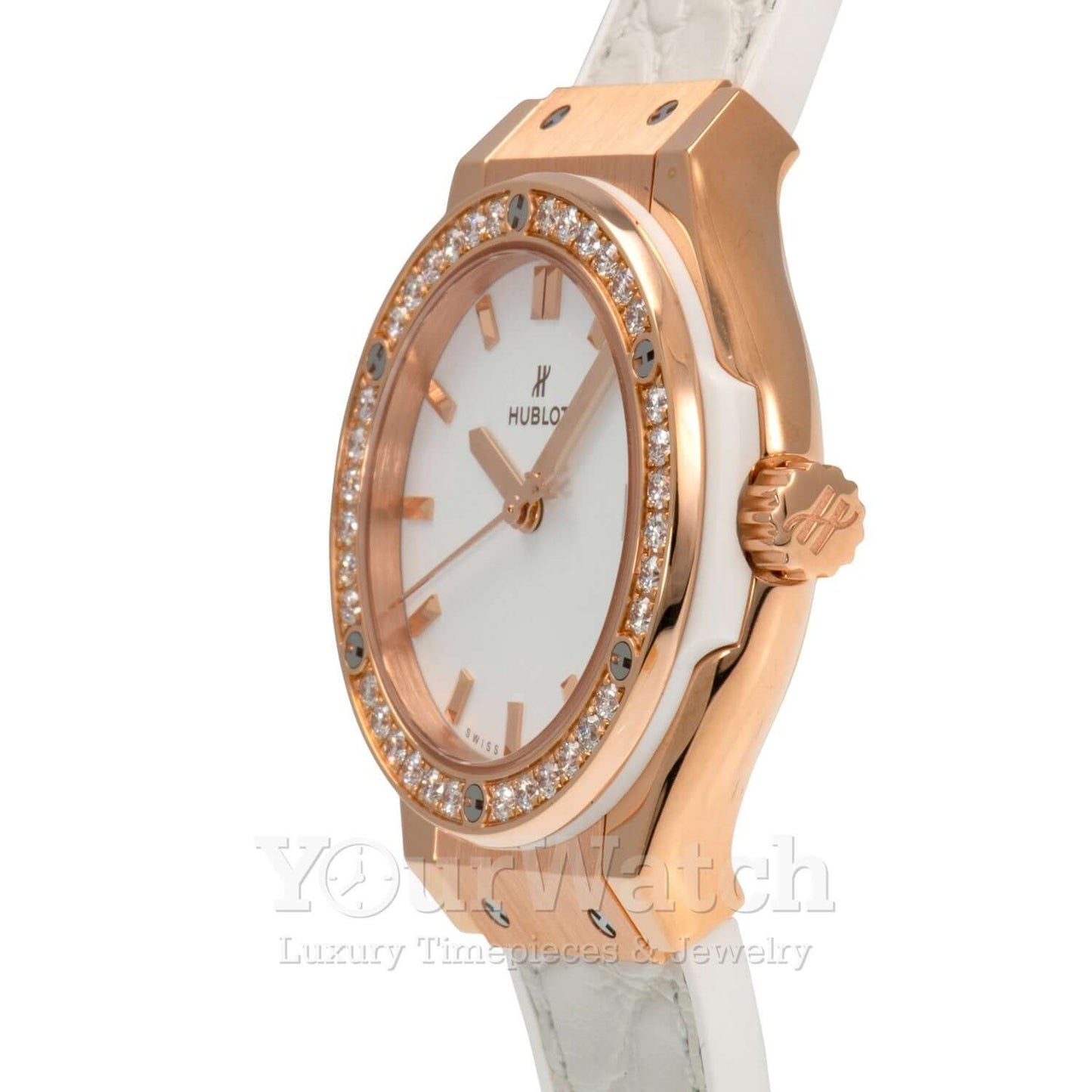Hublot Classic Fusion Quartz 33mm Ladies Watch 581.OE.2080.LR.1204