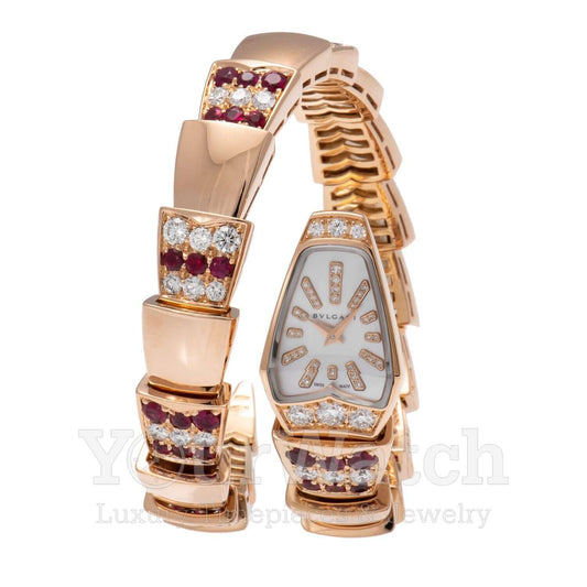 Bvlgari Serpenti Diamond Ruby 26mm Ladies Watch