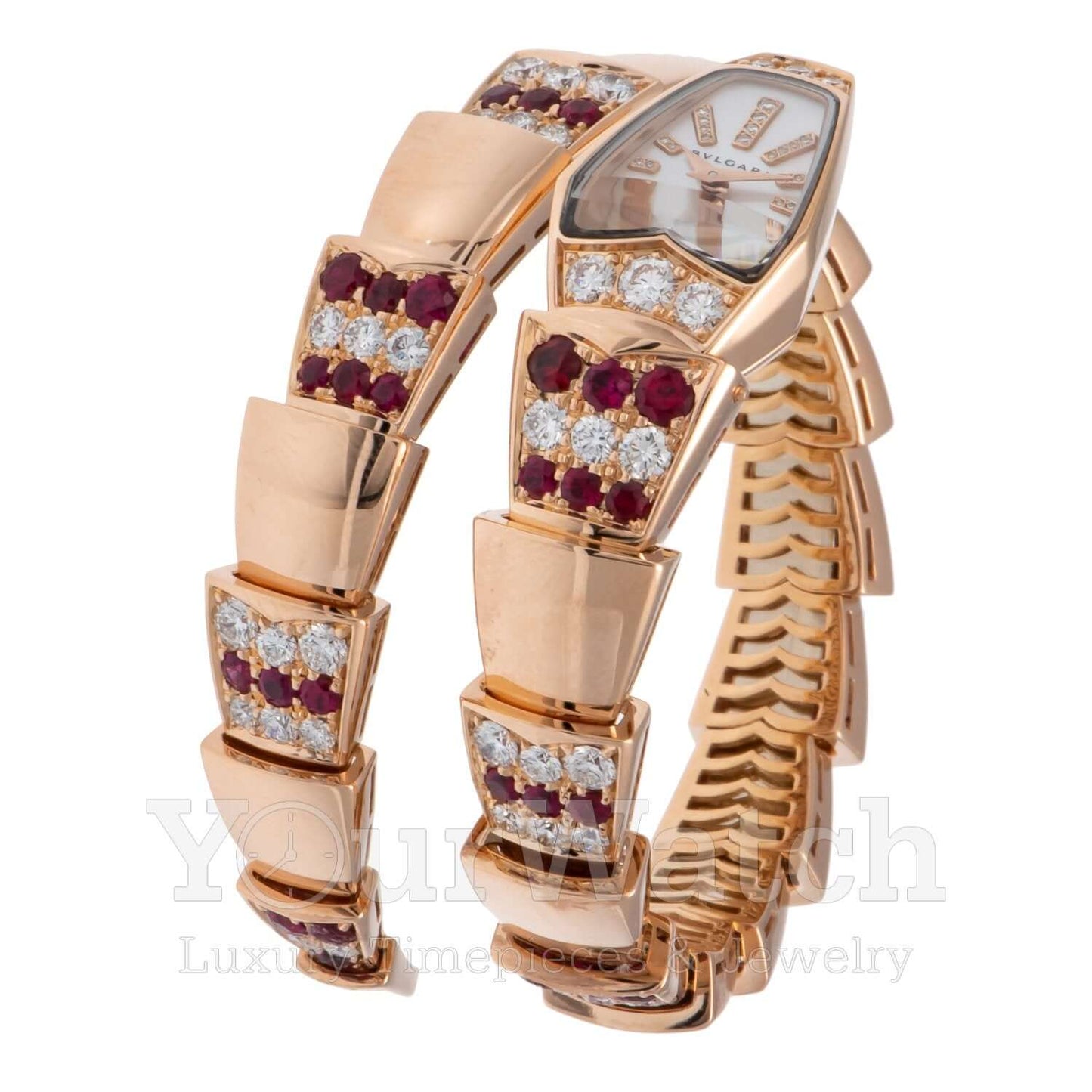 Bvlgari Serpenti Diamond Ruby 26mm Ladies Watch