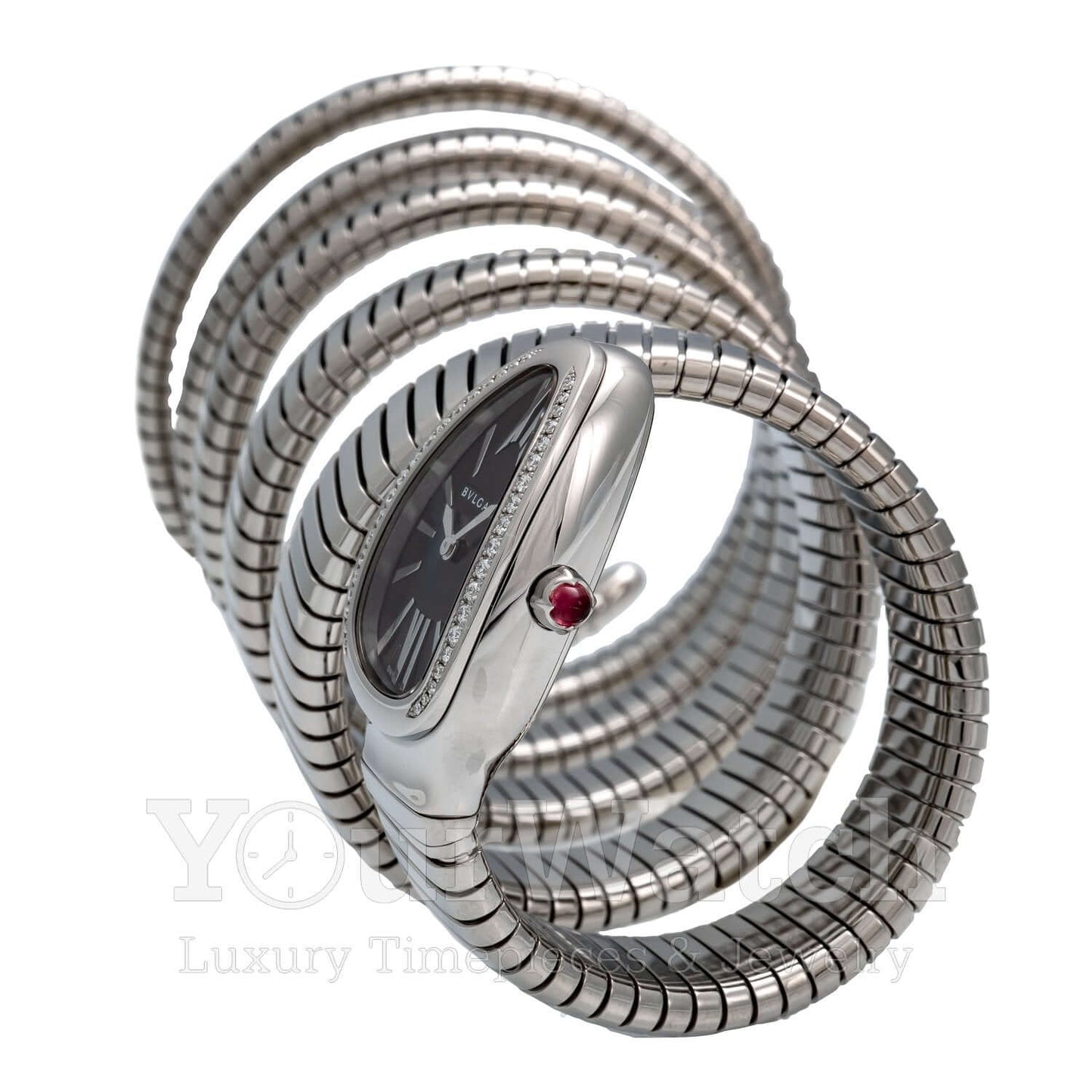 Bulgari Serpenti Tubogas Five Twirl Spiral 35mm Ladies Watch